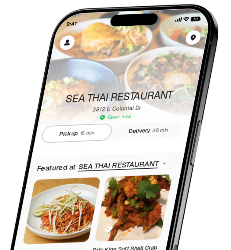 SEA THAI RESTAURANT app preview